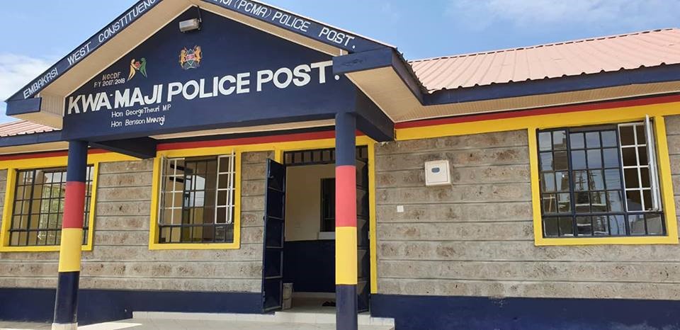 Newly constructed Police post in Mowlem ward